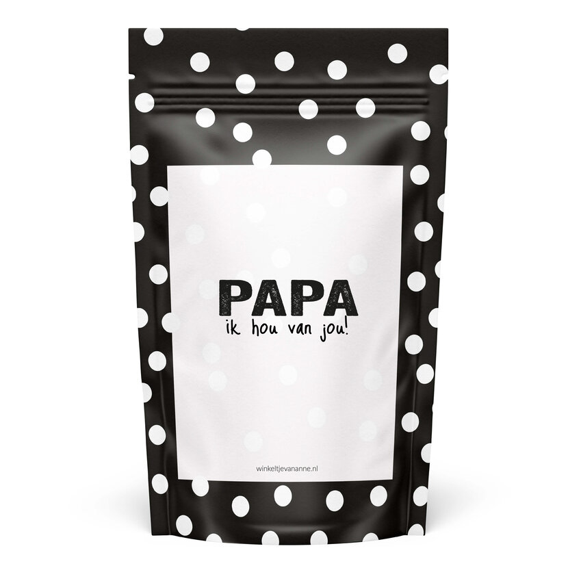 Sweeties | Snoepzak dots | Papa, ik hou van jou!