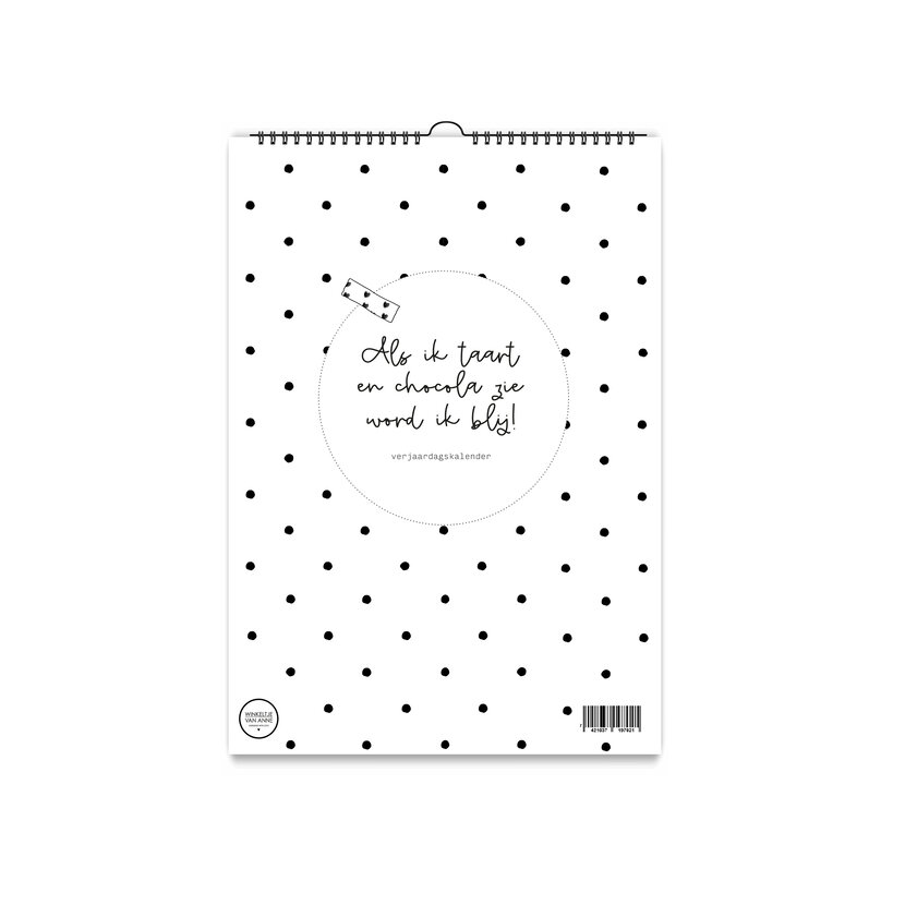 Verjaardagskalender | Taart & Chocola