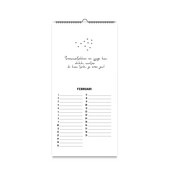 Verjaardagskalender | Taart & Chocola | Hartjes