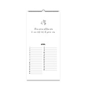 Verjaardagskalender | Taart & Chocola | Hartjes