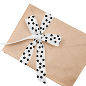 Lint | Wit Big Dots | 3 meter