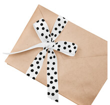 Lint | Wit Big Dots | 3 meter