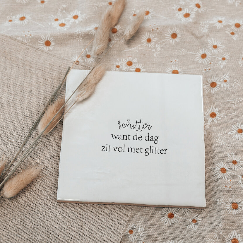 Oud Hollands tegeltje | Schitter