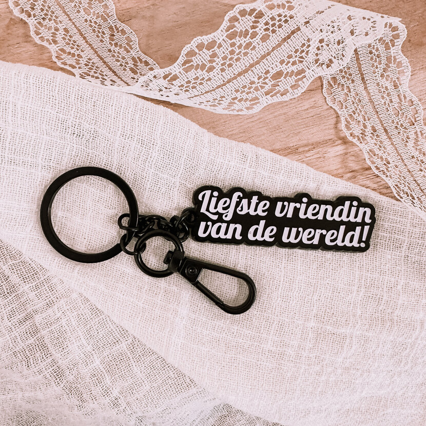 Sleutelhanger | Liefste vriendin van de wereld