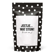 Sweeties | Snoepzak dots | Jeetje wat stom, ik denk aan je!