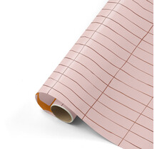 Rol inpakpapier | Pink Lines | 3 meter