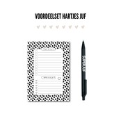 Voordeelset | Juf |Hartjes