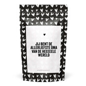 Sweeties | Snoepzak hartjes | Liefste oma van de wereld Sweeties | Snoepzak hartjes | Liefste oma van de wereld