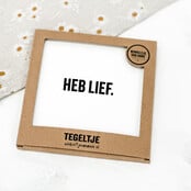 Forex tegeltje | In geschenkverpakking | Heb lief Forex tegeltje | In geschenkverpakking | Heb lief