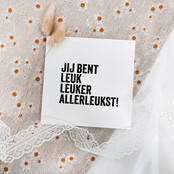 Forex tegeltje | In geschenkverpakking | Leuk leuker