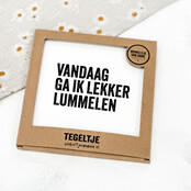 Forex tegeltje | In geschenkverpakking | Lekker lummelen Forex tegeltje | In geschenkverpakking | Lekker lummelen