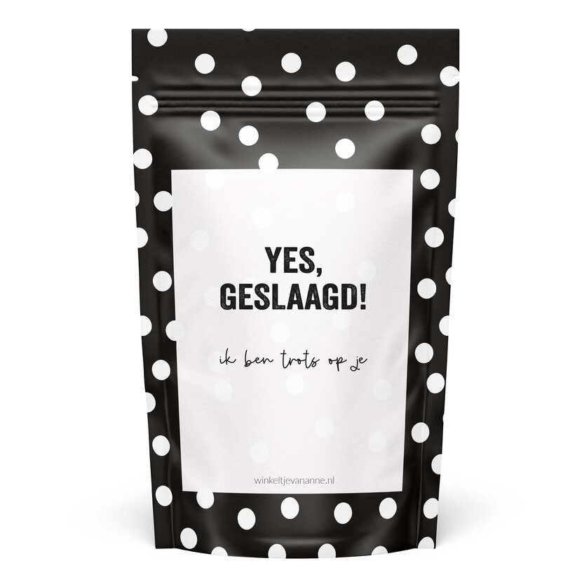 Sweeties | Snoepzak dots | Yes, geslaagd!