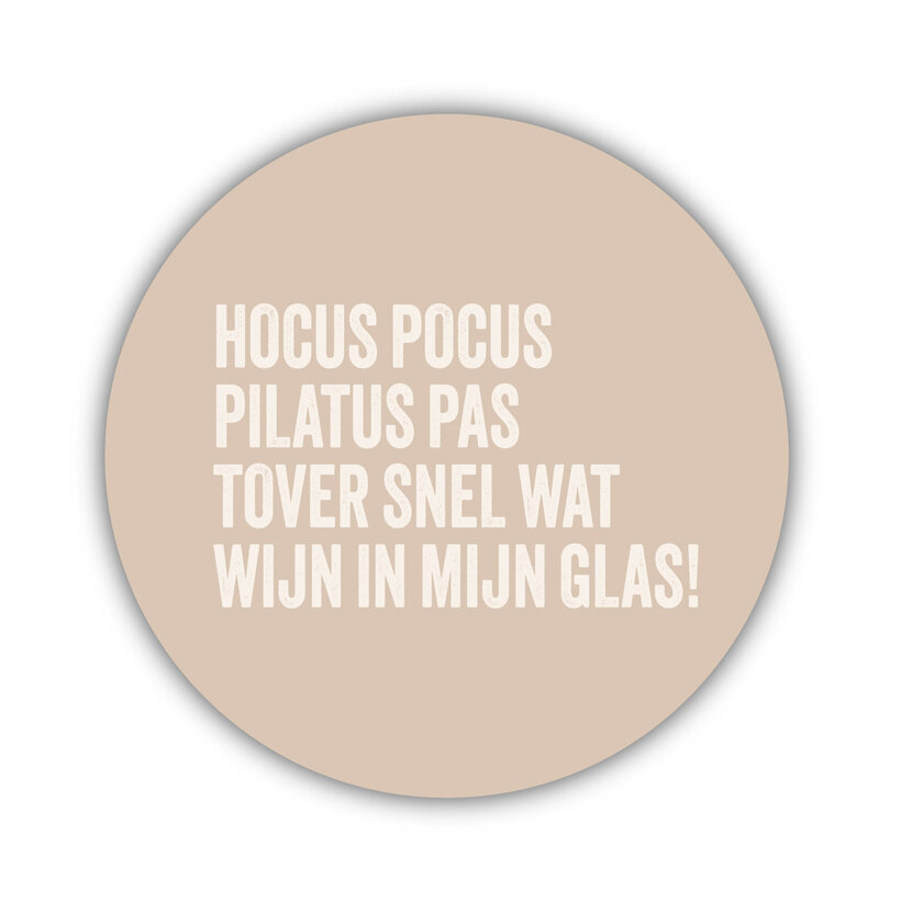 Onderzetter | Zand | Hocus pocus