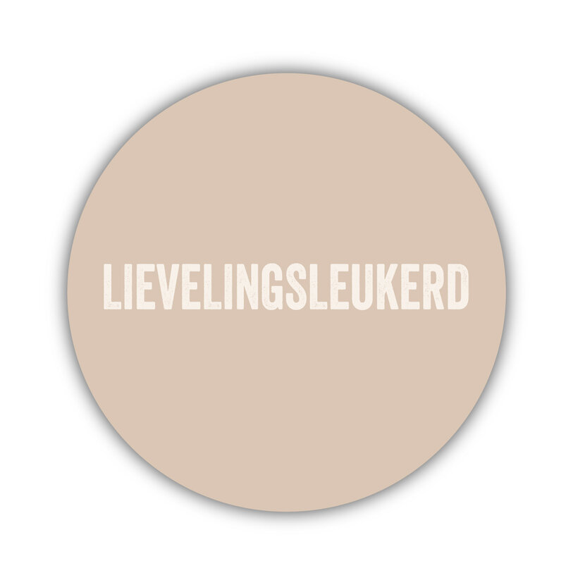 Onderzetter | Zand | Lievelingsleukerd