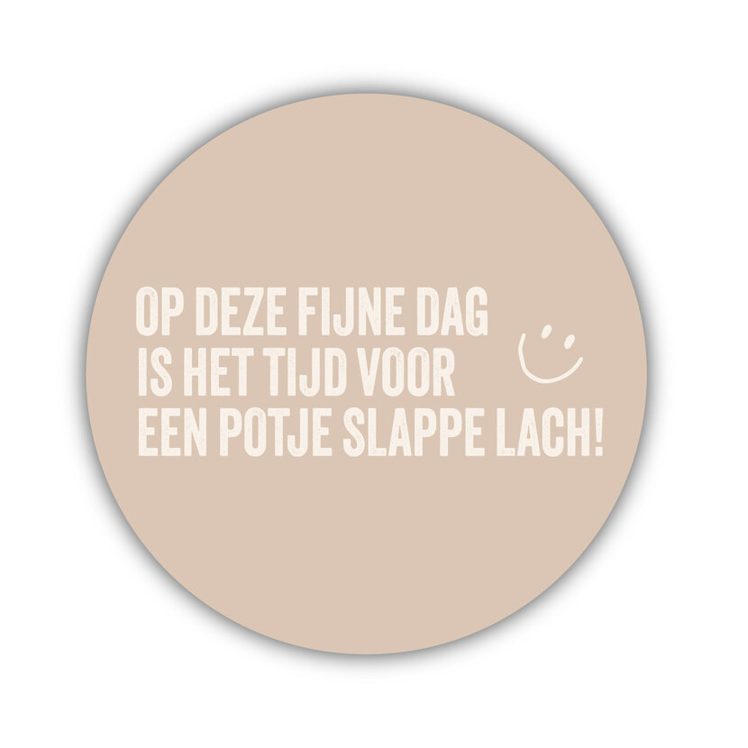 Onderzetter | Zand | Slappe lach