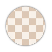 Onderzetter | Zand | Ruitjes Onderzetter | Zand | Ruitjes