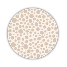 Onderzetter | Beige | Stippen