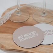Onderzetter | Beige | Lievelingsleukerd