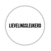 Onderzetter | Wit | Lievelingsleukerd Onderzetter | Wit | Lievelingsleukerd