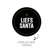Sticker | Liefs Santa | 10 stuks Sticker | Liefs Santa | 10 stuks