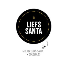 Sticker | Liefs Santa | 10 stuks