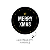 Sticker | Merry XMAS | 10 stuks