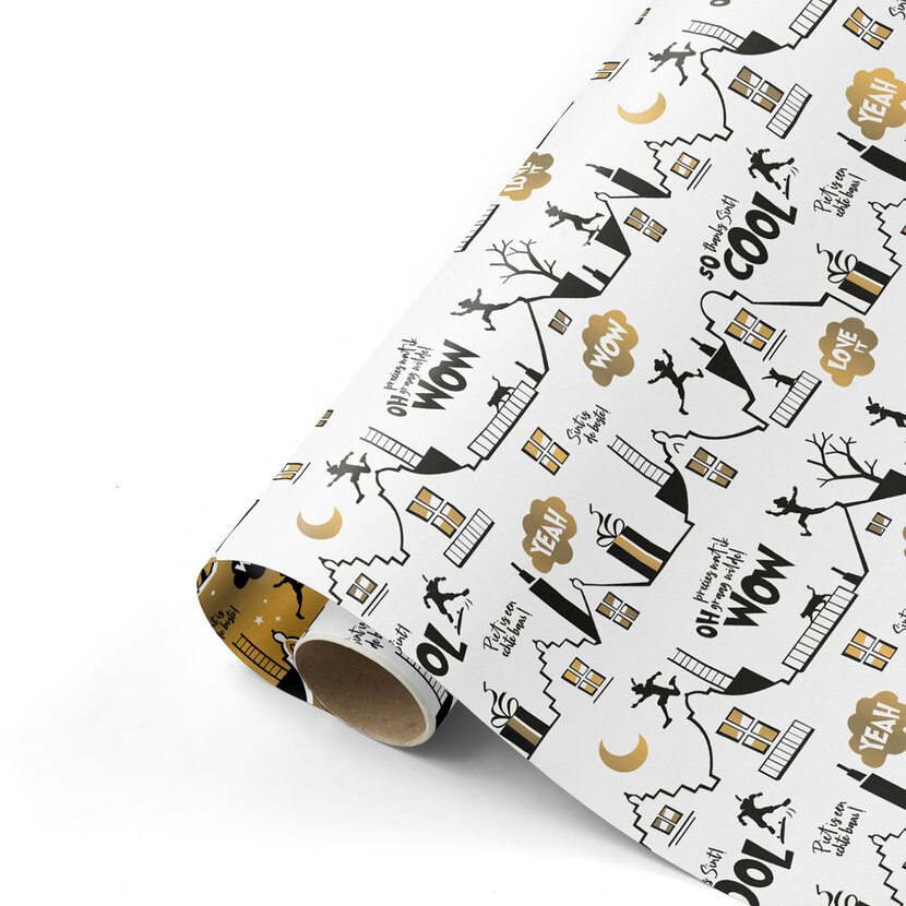 Rol inpakpapier | Sint is cool | 3 meter