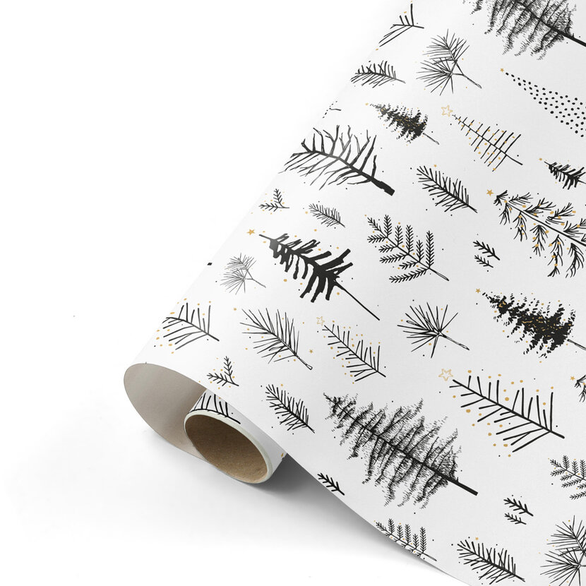 Rol inpakpapier | Boompjes | 3 meter