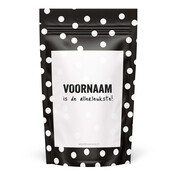 Sweeties | Snoepzak dots | Voornaam Sweeties | Snoepzak dots | Voornaam