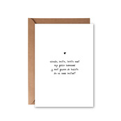 Ansichtkaart | Bestie maat Ansichtkaart | Bestie maat