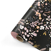 Rol inpakpapier | Christmas decoration| Black | 3 meter