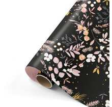 Rol inpakpapier | Christmas decoration| Black | 3 meter