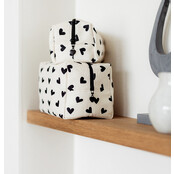 Toilettas | Hartjes | Ribstof | Medium