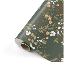 Rol inpakpapier | Christmas decoration Green | 3 meter