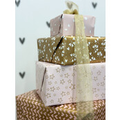 Rol inpakpapier | Stars Pink | 3 meter
