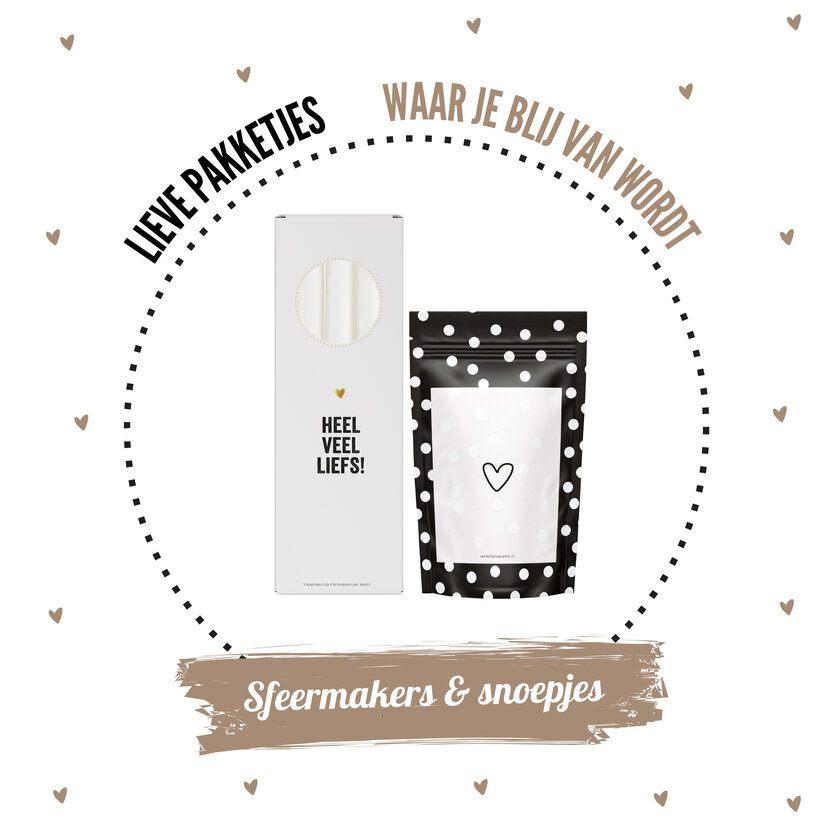 Mini pakket | Liefs | In Cellofaan verpakt
