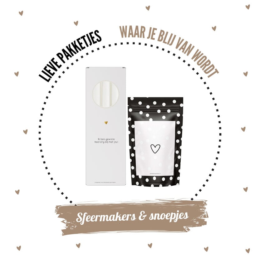 Mini pakket | Blij met jou | In Cellofaan verpakt