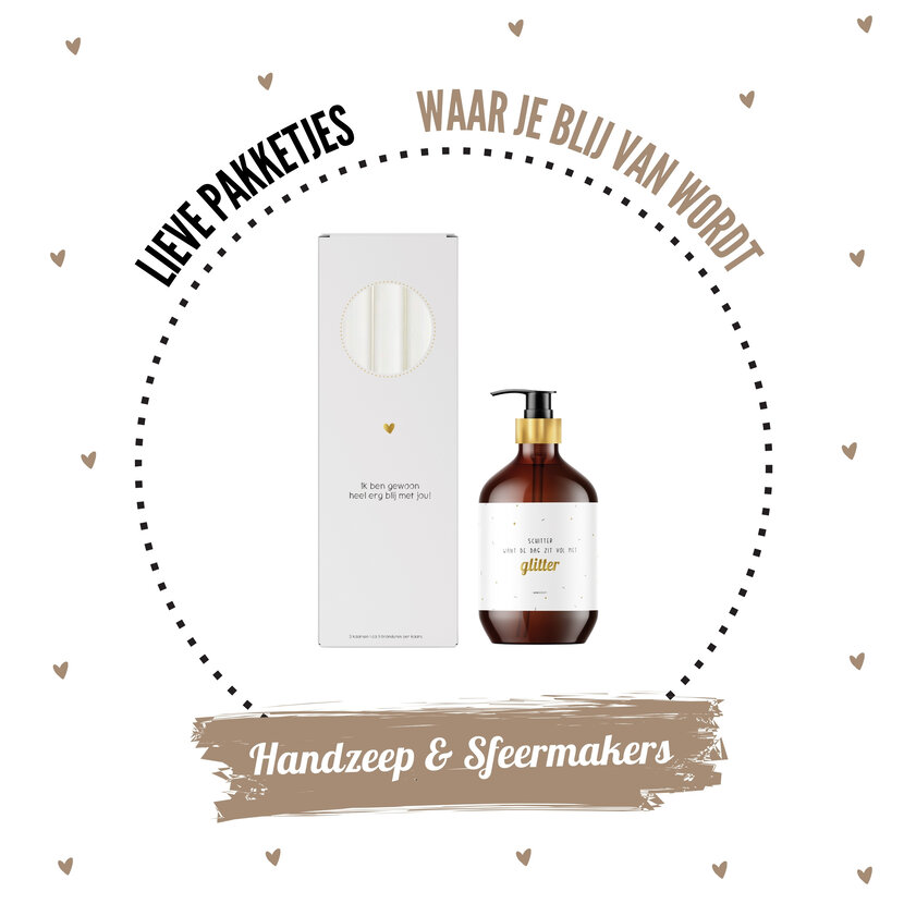 Mini pakket | Heel blij met jou | In Cellofaan verpakt