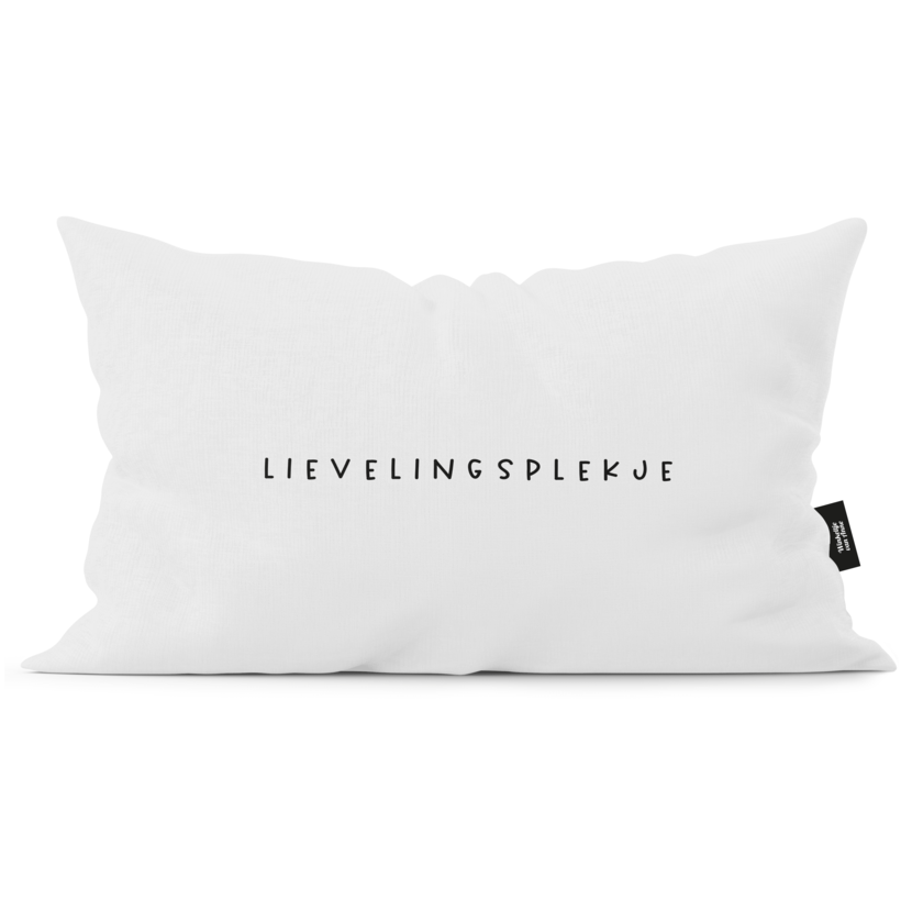 Buitenkussen | XXL | 60 x 40 CM | Lievelingsplekje