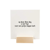 Quote blockie | Fijne dag Quote blockie | Fijne dag