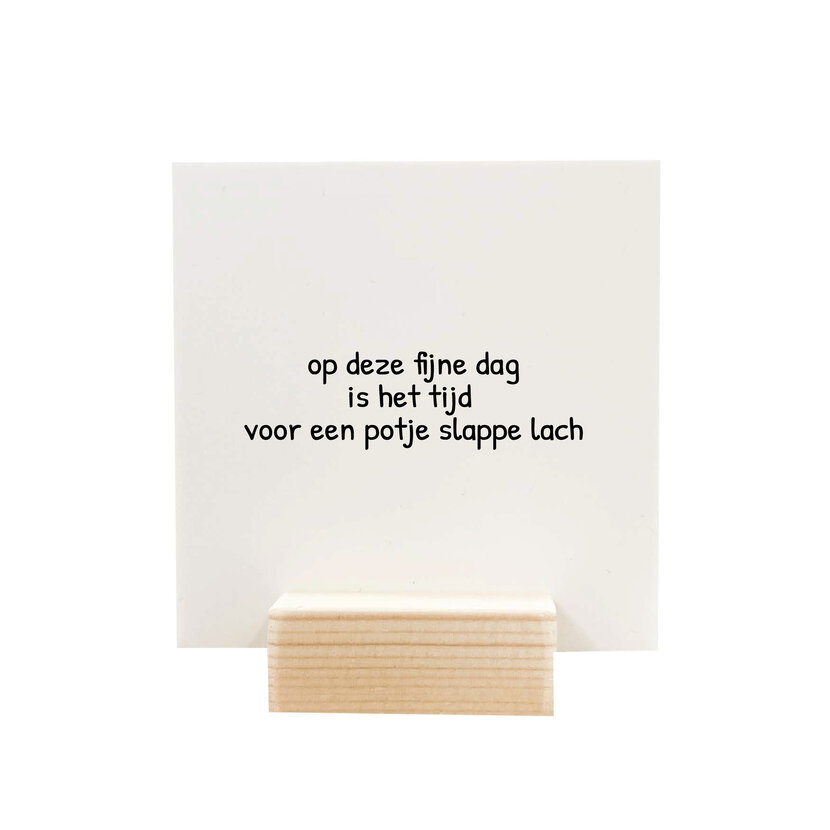 Quote blockie | Fijne dag