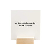 Quote blockie | Allercoolste meester Quote blockie | Allercoolste meester