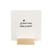 Quote blockie | Mooi zoals je bent