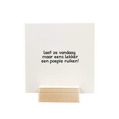 Quote blockie | Poepie ruiken