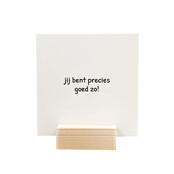 Quote blockie | Precies goed zo