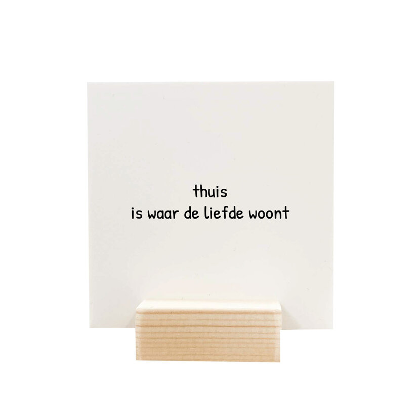 Quote blockie | Thuis