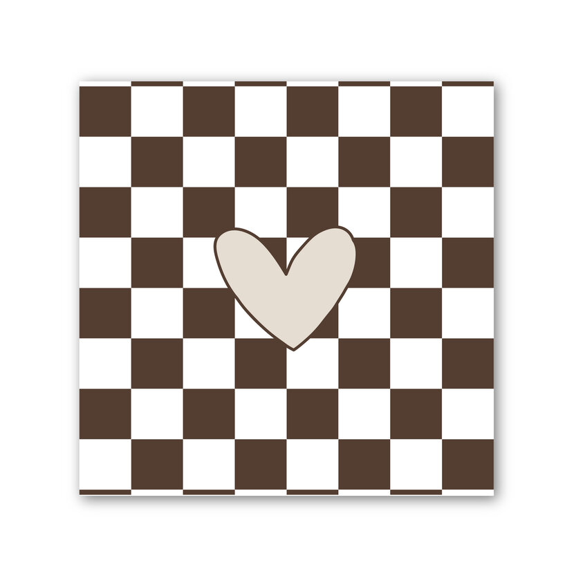 Forex tegeltje | In geschenkverpakking | Retro Brown