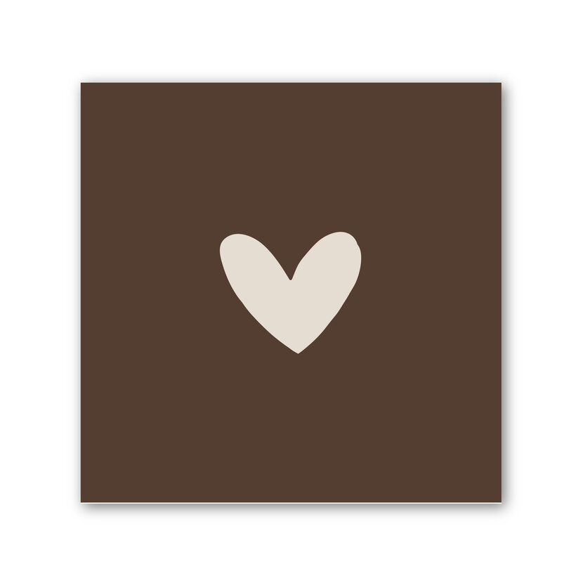 Forex tegeltje | In geschenkverpakking | Hartje Bruin