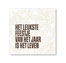 Forex tegeltje | In geschenkverpakking | Leukste feestje