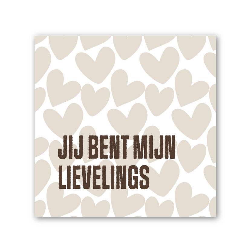 Forex tegeltje | In geschenkverpakking | Lievelings